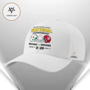 Miami Hurricanes vs Indiana Hoosiers 2026 National Championship Helmet College Football Classic Hat