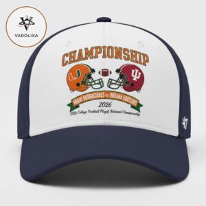 Miami Hurricanes vs Indiana Hoosiers Championship 2026 College Football Playoff National Championship Game Matchup Classic Trucker Cap Hat