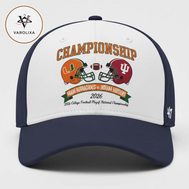 Miami Hurricanes vs Indiana Hoosiers Championship 2026 College Football Playoff National Championship Game Matchup Classic Trucker Cap Hat