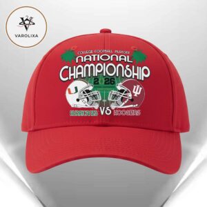 Miami Hurricanes vs Indiana Hoosiers Matchup College Football Playoff National Championship 2026 Game Day Classic Cap Hat Snapback