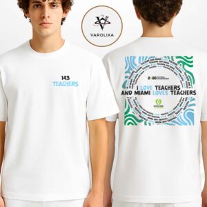 Miami Loves Teachers Extra Yard For Teachers College Football Playoff 2026 Community Unisex T-Shirt