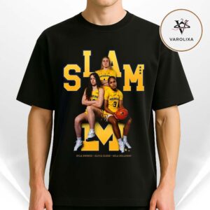 Michigan Wolverines Women’s Basketball SLAM M Graphic T-Shirt Sylva Swords Olivia Olson Mila Holloway College Basketball Edition Unisex T-Shirt