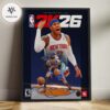 NBA 2K26 Carmelo Anthony New York Knicks Superstar Edition Basketball Video Game Cover Art Home Decor Poster Canvas
