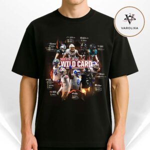 NFL Wild Card Round 2026 League Showcase Multi Team Playoff Edition Unisex T-Shirt