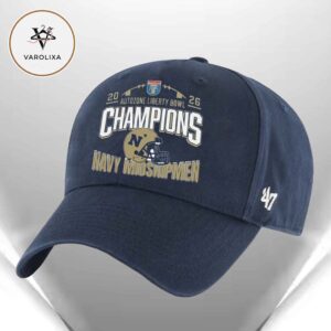 Navy Midshipmen 2026 Liberty Bowl Champions NCAA CFP NFL Classic Cap Hat Snapback