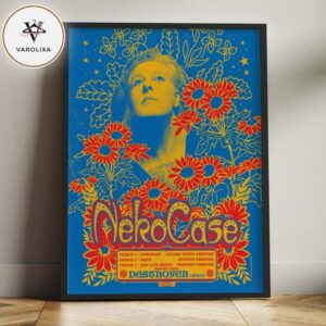 Neko Case Tour Dates Poster In California March 2026 With Special Guest Destroyer Home Decor Poster Canvas