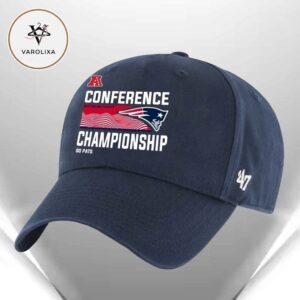 New England Patriots 2025-26 AFC Conference Championship Go Pats Classic Cap Hat Snapback