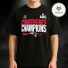 Nike Anthracite Seattle Seahawks 2025 NFC Champions Roster Two Sides Unisex T-Shirt