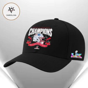 New England Patriots AFC Championship Champions 2025 26 Big Helmet Center Classic Cap Hat Snapback