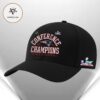 New England Patriots Conference Champions 2025 NFL Football Adjustable Cap Fan Gear