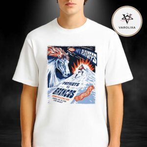 New England Patriots Vs Denver Broncos NFL Playoffs 2026 AFC Championship Game Mile High January 25 2026 Design Unisex T-Shirt