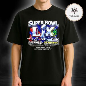 New England Patriots vs Seattle Seahawks NFL Super Bowl LX at Levi’s Stadium On February 8 2026 Unisx T-Shirt