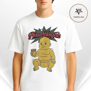 New Heights With Jason & Travis Kelce Lombaby Graphic The Kelce Clubhouse Tee