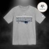 Fanatics Heather Navy New England Patriots 2025 AFC Champions Quick Pass Tri-Blend Unisex T-Shirt Fanatics Heather Navy New England Patriots 2025 AFC Champions Quick Pass Tri-Blend Unisex T-Shirt