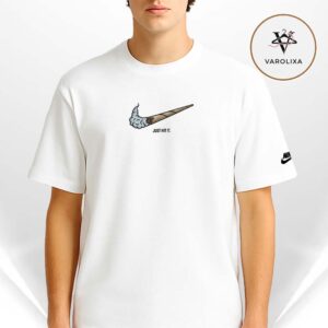 Nike Just Hit It Weed Culture Minimal Line Stoner Art Design Unisex T-Shirt