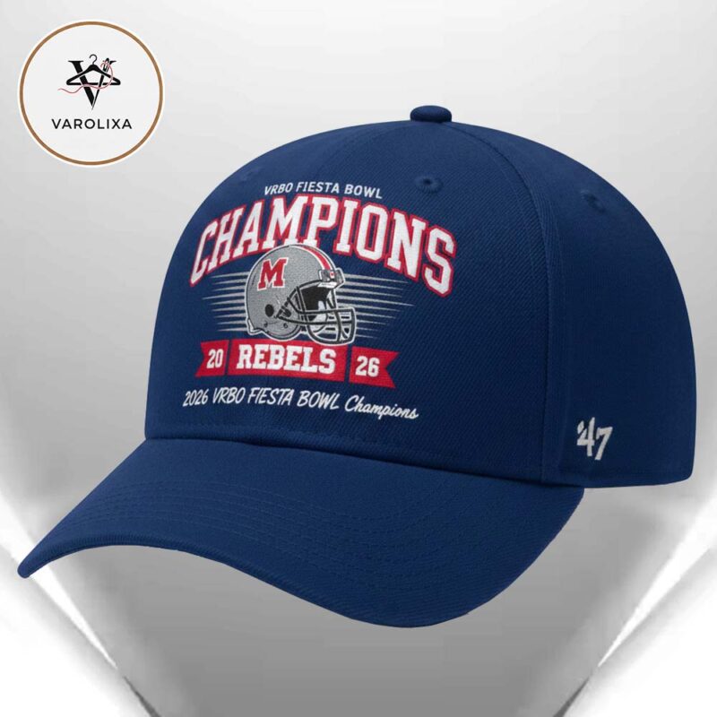 Ole Miss Rebels 2025–2026 Vrbo Fiesta Bowl CFP Semifinal Champions Snapback Cap