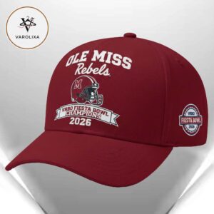 Ole Miss Rebels 2026 Vrbo Fiesta Bowl CFP Semifinal Champions Curved Brim Cap