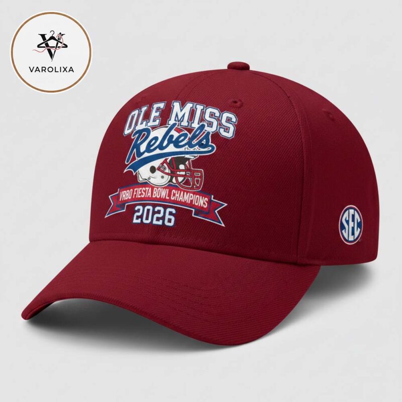 Ole Miss Rebels CFP Semifinal Champions 2026 Fiesta Bowl Snapback Hat