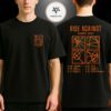Rise Against Europe Tour 2026 Orange Symbol Concert Dates Two Sides Unisex T-Shirt