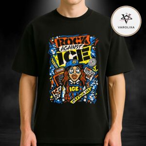 Rock Against ICE Out 2026 Unisex T-Shirt