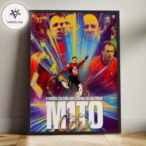 Rogério Ceni São Paulo FC Goalkeeper Goalscoring Record Brazilian Serie A Football 2005 Legendary Triumph Artwork Home Decor Poster Canvas