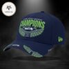 Seattle Seahawks Quick Pass 2025 NFC Champions Classic Cap Hat Snapback Seattle Seahawks Quick Pass 2025 NFC Champions Classic Cap Hat Snapback