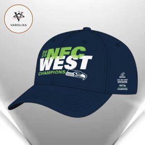 Seattle Seahawks 2025 NFC West Division Champions Conquer Classic Cap Hat Snapback