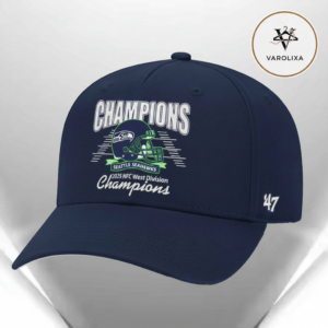 Seattle Seahawks Nike 2025 NFC West Division Champions Locker Room Trophy Collection Classic Cap Hat Snapback