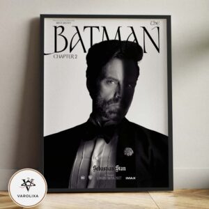 Sebastian Stan The Batman Chapter 2 Character Movie Poster Art Print At Gotham City On Christmas 2027 Home Decor Poster Canvas