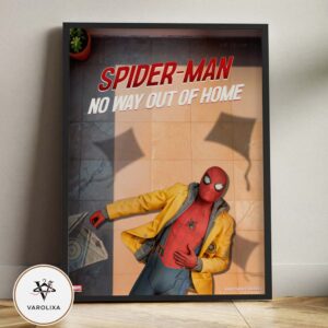 Spider Man No Way Out Of Home Movie Poster Cinematic Action Superhero Wall Art Print Home Decor Poster Canvas