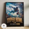 Tyler Shough New Orleans Saints Quarterback No 6 NFL Rookie Of The Year Nominee Gold Frame Edition Home Decor Poster Canvas