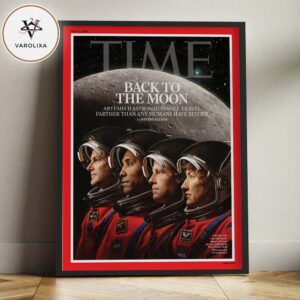 TIME Magazine 2026 New Cover Artemis II Is Poised For The First Lunar Mission Since 1972 Home Decor Poster Canvas