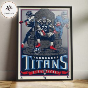 Tennessee Titans King Theme Power Artwork NFL Football Wall Art 2026 Home Decor Poster Canvas