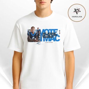 Tetairoa McMillan Carolina Panthers Rookie NFL Rookie Of The Year Nominee Vote Campaign Edition Unisex T-Shirt