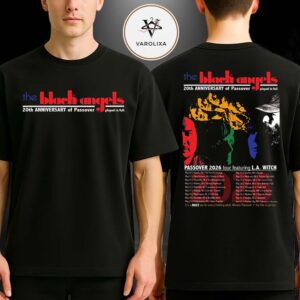 The Black Angels Passover 20th Anniversary Tour 2026 Featuring L.A. Witch Concert Two Sides Unisex T-Shirt