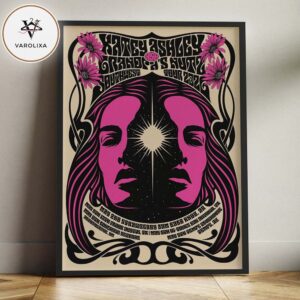 The Jesus and Mary Chain Dual Face Psychedelic Shoegaze Art Print Mirror 2026 Home Decor Poster Canvas