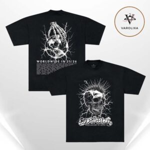 The Offspring Mohawk Skull 2026 Tour Tee