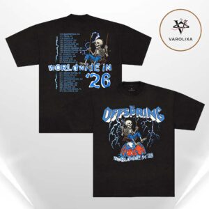 The Offspring Swinging Skeleton 2026 Tour Two Sides Tee