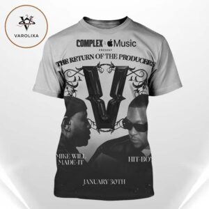 The Return Of The Producers V Poster Mike Will Made It Vs Hit Boy January 30 Hip Hop 2026 All Over Print Shirt