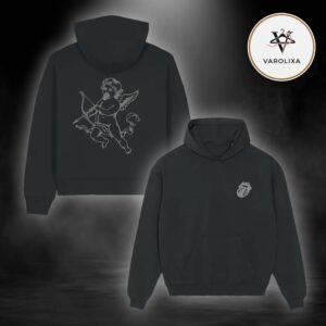 The Rolling Stones Cherub Valentines Boxy Two Sides Hoodie