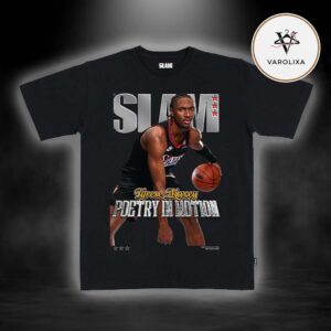 Tyrese Maxey On The SLAM 260 Magazine Poetry In Motion February March 2026 Unisex T-Shirt