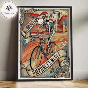 Umphrey’s McGee Bloomington Indiana 2026 Concert At The Bluebird In Bloomington IN On January 29 2026 Home Decor Poster Canvas