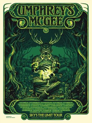 Umphrey’s McGee Tour Dates Poster Sky’s The Limit Tour Across North America Winter 2026