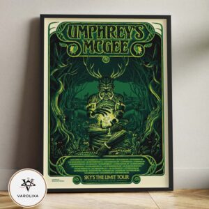 Umphrey’s McGee Tour Dates Poster Sky’s The Limit Tour Across North America Winter 2026 Home Decor Poster Canvas