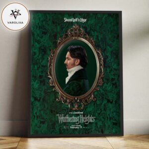 Wuthering Heights Edgar Character Portrait Poster Shazad Latif Gothic Period Film 2026 Home Decor Poster Canvas