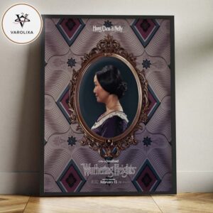 Wuthering Heights Nelly Dean Character Portrait Poster Hong Chau Gothic Period Film 2026 Home Decor Poster Canvas