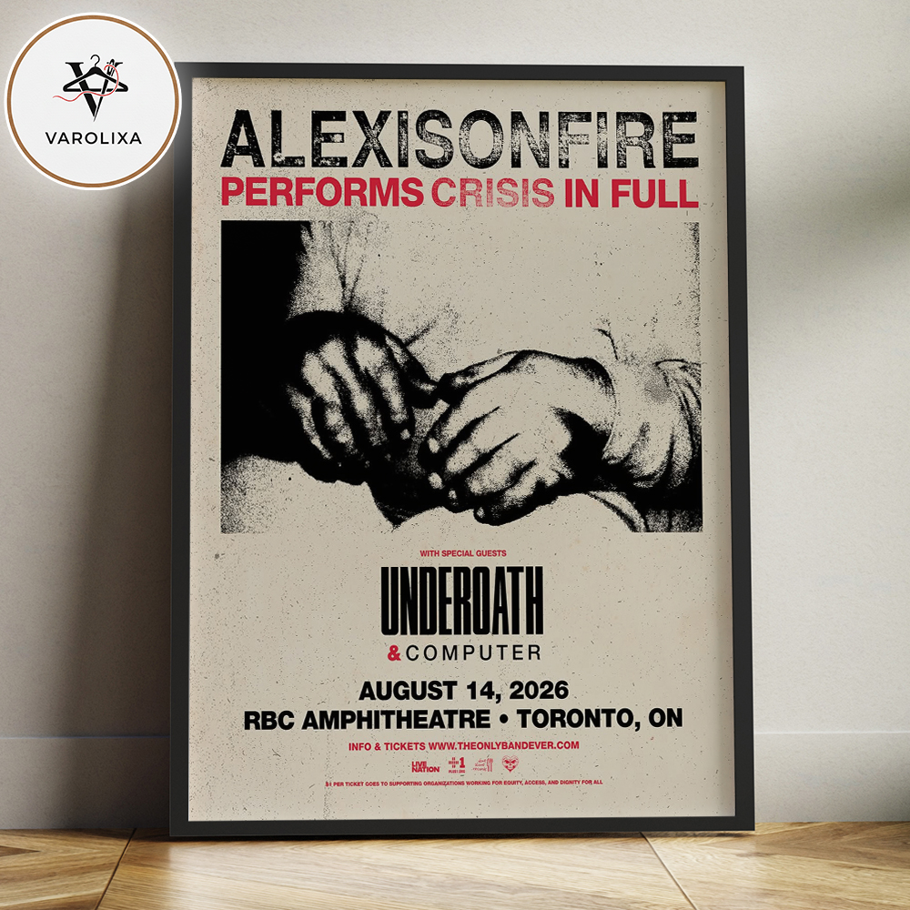 Alexisonfire Performs Crisis In Full At RBC Amphitheatre In Toronto On August 14 2026 Concert Home Decor Poster Canvas Alexisonfire Performs Crisis In Full At RBC Amphitheatre In Toronto On August 14 2026 Concert Home Decor Poster Canvas