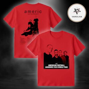 American Football 2026 Tour Full Tour Dates Two Sides Unisex T-Shirt