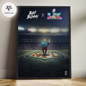 Bad Bunny Super Bowl LX Halftime Show 2026 Levi’s Stadium Field Concept Artwork In Santa Clara California Home Decor Poster Canvas
