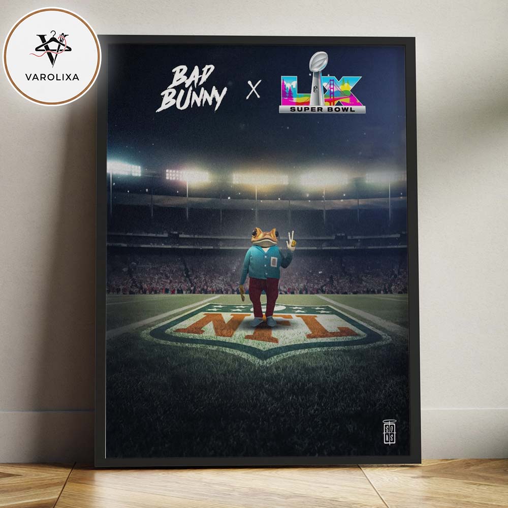 Bad Bunny Super Bowl LX Halftime Show 2026 Levi’s Stadium Field Concept Artwork In Santa Clara California Home Decor Poster Canvas Bad Bunny Super Bowl LX Halftime Show 2026 Levi’s Stadium Field Concept Artwork In Santa Clara California Home Decor Poster Canvas